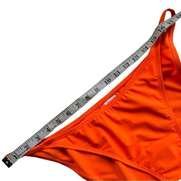 Women's Tab Side Cheeky Bikini Bottom - Wild Fable Orange  XL (16) NWT - Picture 5 of 7